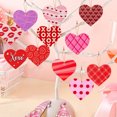 thumbnail image 5 of SLYNSHome 30Pcs Wooden Hearts Ornaments for Crafts Valentine's Day Decoration,Hearts Ornaments with Rope for Wedding Party Xmas Tree Decor, 5 of 6