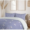 thumbnail image 6 of Ambesonne Sports Duvet Cover Set, Roller Skates Floral Design, 2-Calking, Mauve White and Peach, 6 of 6