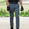 thumbnail image 6 of NTACZA Mens Pants Hiking Zipper Gray Athletic Pants Quick Dry Ripstop Stretch Cargo Pants Trousers for Man S, 6 of 9