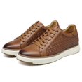 thumbnail image 6 of CMR CHAMARIPA Height Increasing Shoes For Men - Brown Cowhide Leather Casual Elevator Shoes 6 CM / 2.36 Inches, 6 of 10