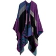 thumbnail image 4 of LinYooLi Women's Fashion Winter Oversized Blanket Poncho Cape Shawl Cardigans, 4 of 9