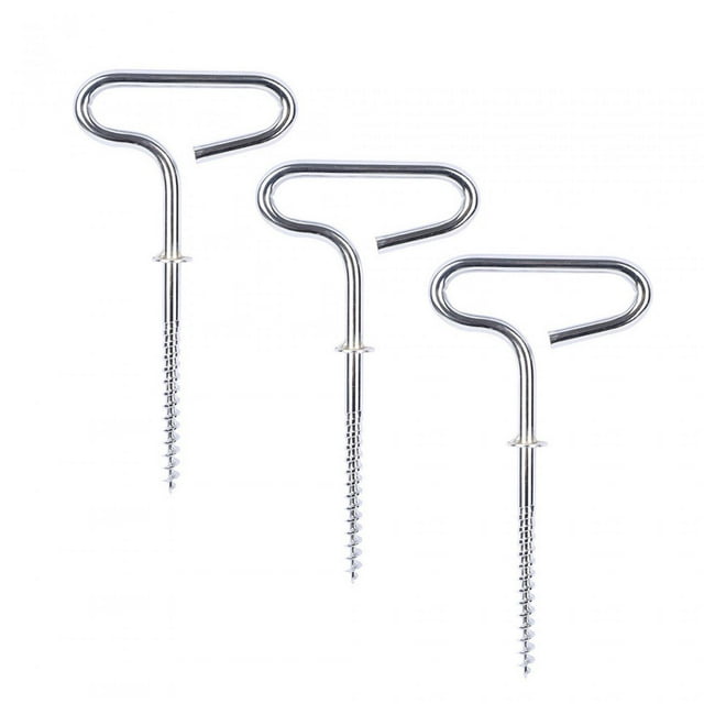 3 piezas de taladros de barrena para pesca en hielo, accesorios para equipos, clavos de pesca de invierno L