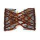 thumbnail image 1 of Peineta Doble Para Cabello Peineta Magica Doble Con Hojitas marron Genérico hojitas, 1 of 2