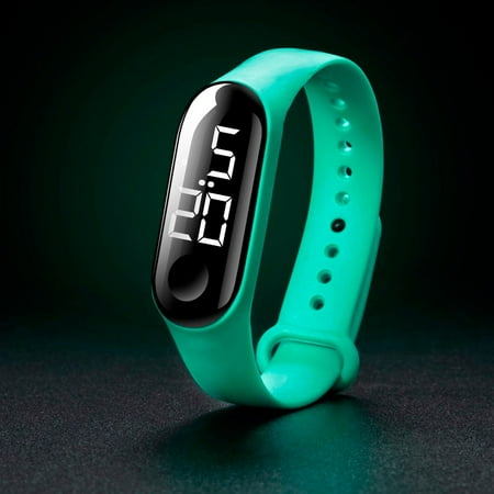 Kid s Joy! HIMIWAY Sweatshirt Dress Electronic Watches with Stopwatch for Kids Innovative and Smart Wearable Technology for Kids LED Electronic Waterproof Watch