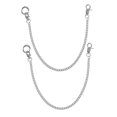thumbnail image 1 of Metal Waist Chain Decorative Jeans Chain for 2Pcs Fashion Pants Accessory, 1 of 4