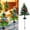 Multicolor, variant on Zawou Solar-Powered LED Christmas Tree Garden Lights, Multicolor Outdoor Stake Decorations for Yard, Porch, Patio, and Pathway, Festive Holiday Lawn Insert Lights