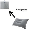 thumbnail image 3 of FrostHike 4 Pcs Grey Ultralight Inflatable Pillow Small Squared Flocked Fabric Air Pillow for Hiking,Camping,Traveling,Napping,Desk Rest,Neck &Lumbar Support, 3 of 5
