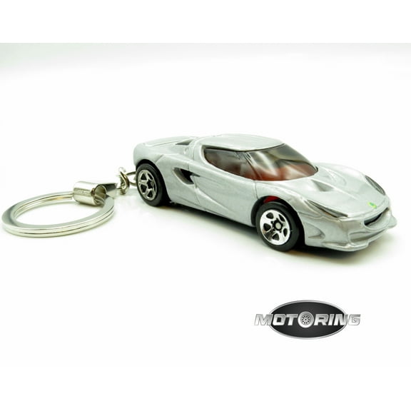 Keychain Lotus M250 Gray Grey Car Rare Novelty 1:64 Diecast