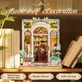 thumbnail image 2 of Kit de casa de muñecas en miniatura CUTEBEE Book Nook Green, 2 of 7
