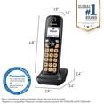 thumbnail image 3 of Panasonic® Microteléfonos Inalámbricos Adicionales para la Serie KX-TGD66x, Negro Metálico, Pack de 5 Microteléfonos, KX-TGDA66M, 3 of 5