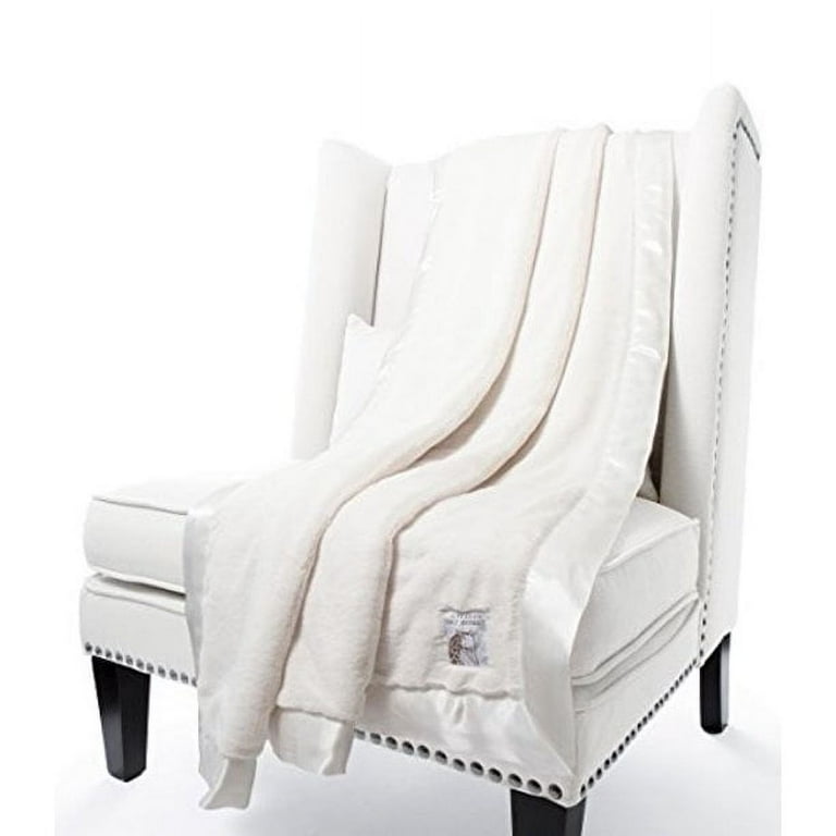 Giraffe at Home Luxe Throw XL Faux Fur Plush Blanket Cream 59 x 88 Walmart