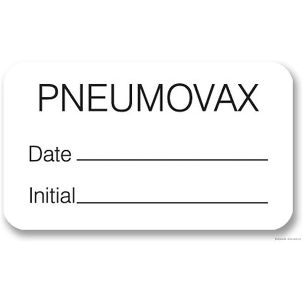  File Folder Chart Labels, MAP1890, Pneumova, Medical Chart Stickers