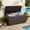 Dark Brown, variant on Uforic XXL 240 Gallon Outdoor Storage Deck Box, Waterproof Resin Patio Storage Container with Lockable Design, 3-Person Bench Seat for Garden Tools, Pool Supplies and Patio Cushions, Black