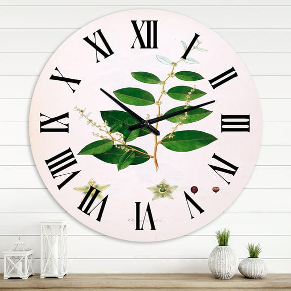 Designart 1 in Farmhouse Wall Clock