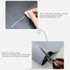 thumbnail image 4 of Vinilo de pared Blackboard | Tablero de dibujo reutilizable extraíble para oficina | Pizarra de plástico autoadhesiva | Superficie borrable para escribir | 45x200cm | Incluye crayón, clip de tiza, 4 of 7