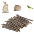 thumbnail image 3 of Cheers.US 20/40/60Pcs Wood Chew Sticks Twigs String Molar Pet Rabbit Hamster Chinchilla Toys, 3 of 3