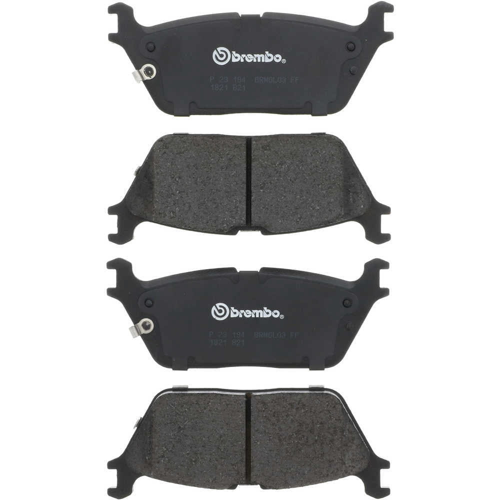 Brembo P23194 PRIME Low-Met Brake Pad Set