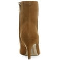thumbnail image 3 of Sam Edelman Ulissa Frontier Brown Pointed Toe Kitten Heel Bootie Ankle Boot (Frontier Brown, 10), 3 of 3