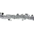 thumbnail image 3 of Northlight Tinsel and Polka Dot Commercial Christmas Garland - 50' x 2.5" - Silver - Unlit, 3 of 4