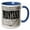 Blue/White, variant on 3drose, Montana. State Capital Is Helena., 11oz Two-tone Green Mug