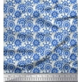 thumbnail image 1 of Soimoi Rayon Fabric Circle & Mandala Printed Craft Fabric by the Yard 42 Inch Wide, 1 of 1