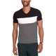 thumbnail image 1 of Camiseta gráfica Nautica para hombre ajustada con rayas color negro XX-Large, 1 of 1