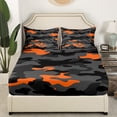 thumbnail image 5 of Erosebridal Camouflage Camo Full Sheet Sets,Military Theme Bedding Full Size,Lightweight Bed Sheets Set Full Size,Abstract Geometric Decoration,4pcs, 5 of 7
