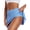 #2032:1 Pack, Blue, variant on Women's 2-in-1 High Waisted Pleated Skort with Pockets- Flowy A-Line Tennis Golf Skirt with Built-in Shorts,Black,S