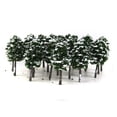 thumbnail image 4 of 20pcs 1:150 Model Trees Train Railroad Street Snow Scenery Deep Green, 4 of 8