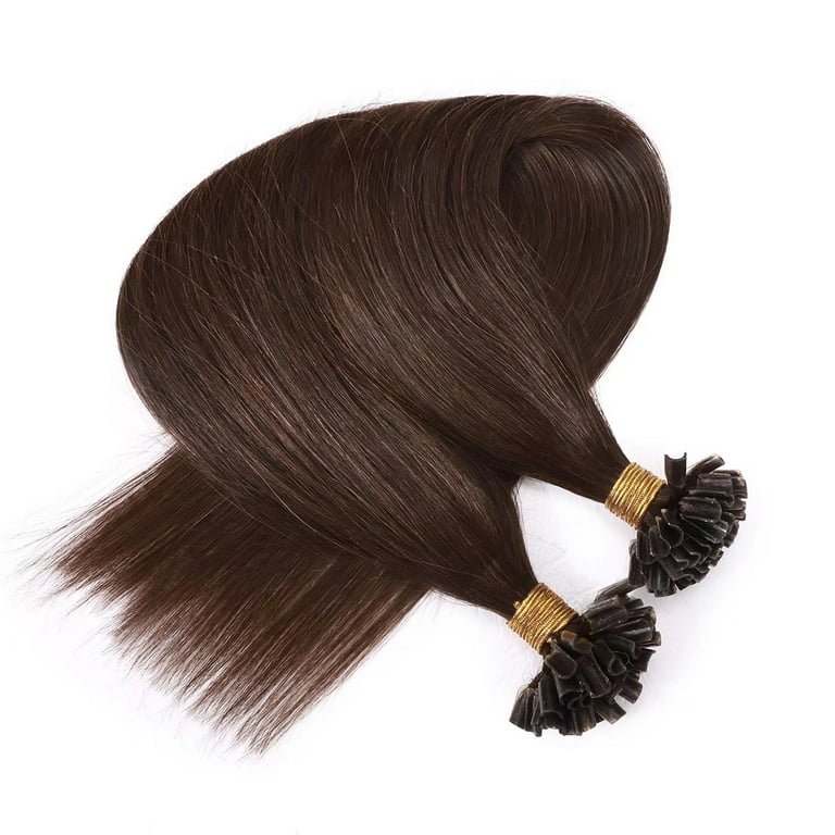 24 (60cm) Nail tip / U tip human hair pre bonded extensions