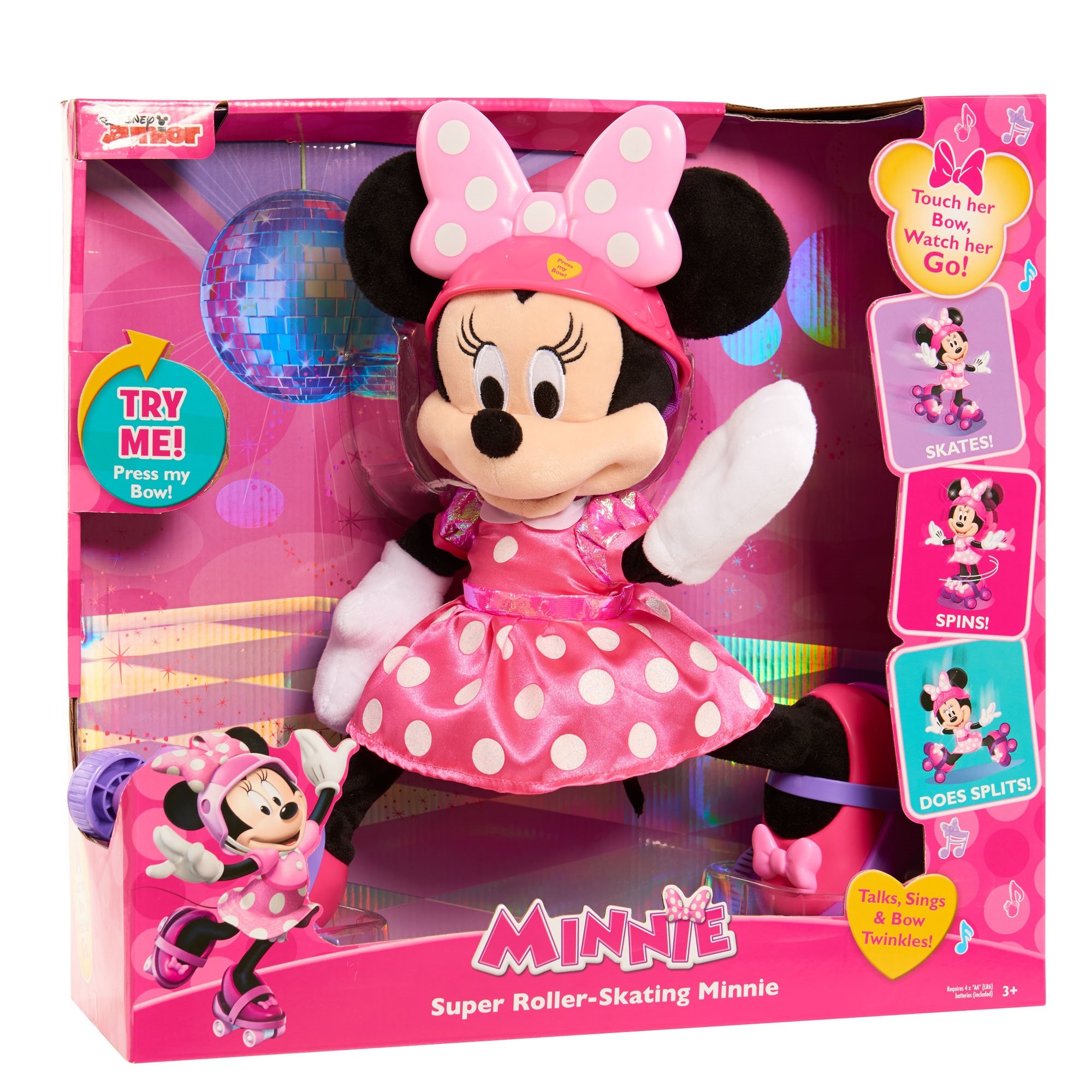 Disney Super Roller-Skating Minnie - Walmart.com