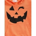 thumbnail image 6 of Qiylii Toddler Baby Halloween Hoodies for Girls Boys, Casual Long Sleeve Pumpkin Skeleton Print Loose Sweatshirts,1-6Years, 6 of 8