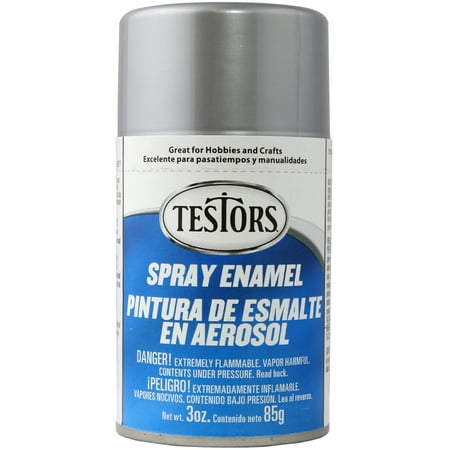 UPC: 0075611124605 | Testors Spray Enamel 3oz – Metallic Silver