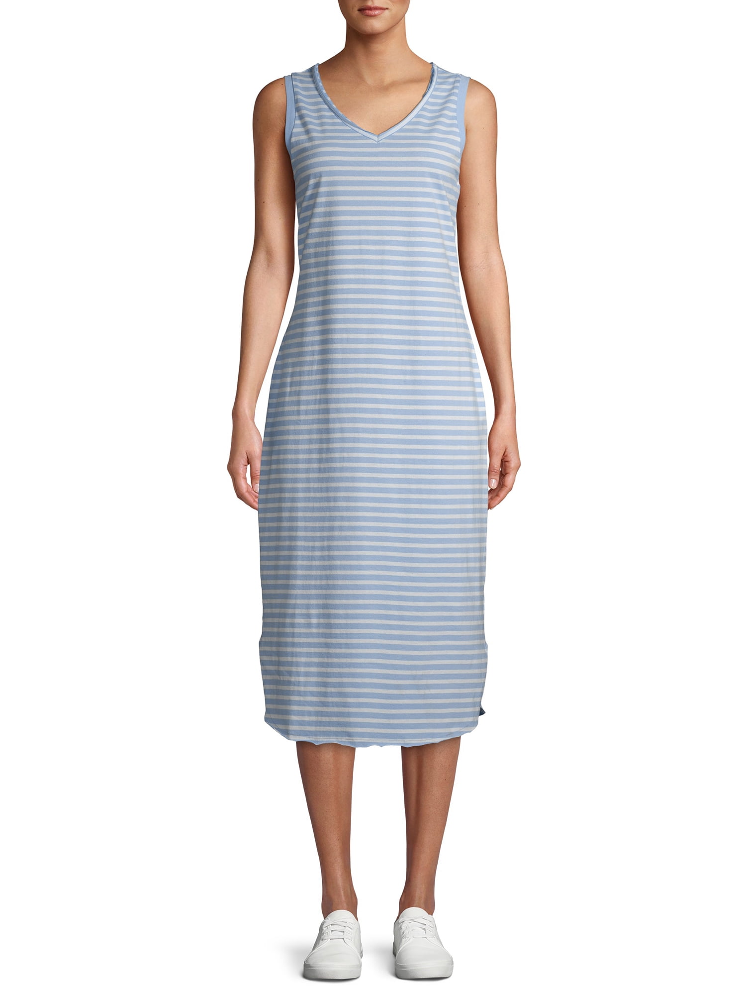 Time and Tru Time and Tru Women's Knit Midi Dress