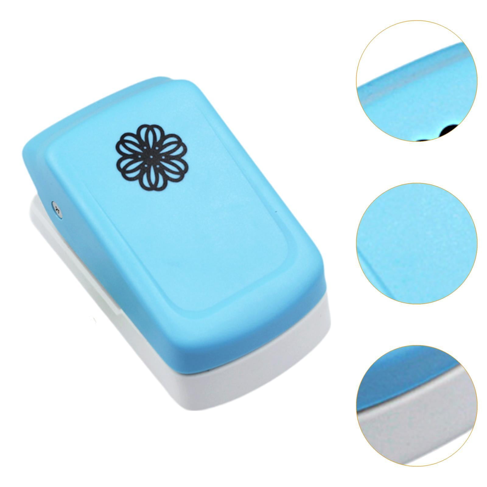 Tachiuwa Embossing Puncher Craft Lever Punch Multifunction Crafts Project Mini Fancy Punch DIY Supplies for Home Self Made Index Label Flower Shape