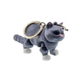 thumbnail image 2 of 3D Printed Blue Cat Keychain with Movable Limbs, Articulated Animal Pendant for Bags and Keyring Accessories, Unique Blue Feline Decorative Charm, 2 of 8
