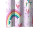 thumbnail image 3 of Dream Factory Unicorn Rainbow 72"x72" Bath Shower Curtain, Polyester, 3 of 8