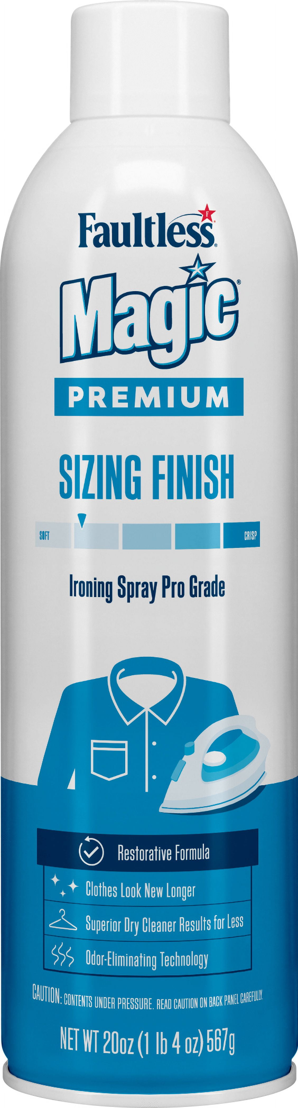 Fautless Ironing Spray-Magic Sizing Extra Crisp 567g