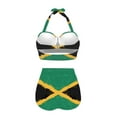 thumbnail image 4 of Suhoaziia Jamaica Flag Women Bathing Suits Bikini Breathable Sporty Ladies Swimsuits Bikini Underwear for Tropical Summer,2 Pack Bikini Sets Bikini Underwear Size M, 4 of 6