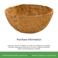 thumbnail image 2 of ZAXARRA Coconut Fiber?Flower Pot Succulent?Planter Basket Liner Replacement, 2 of 9
