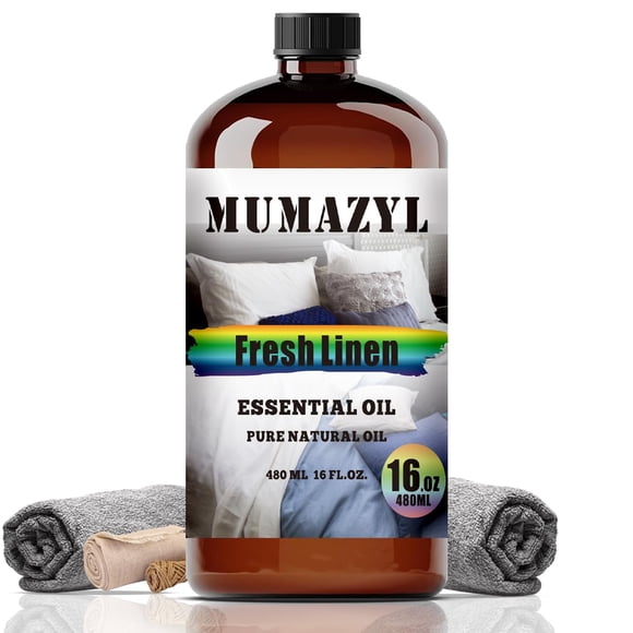 Aceite esencial MUMAZYL Fresh Linen 480 ml para difusor y más