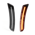 thumbnail image 4 of Ikon Motorsports Compatible with 14-19 Cadillac CTS ATS 16-23 Chevy Camaro Front Side Marker Lights Corner Lamps Yellow LED 2PC, 4 of 7