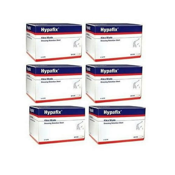 BSN 4210 Hypafix (6-Pack) Dressing Retention Sheet 4 in. x 10 yds. (Set of 6 Rolls)