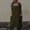 Army Green, variant on Cotton Linen Apron for women Cross Back Apron Pinafore Dress for Baking Cooking Gardening Work