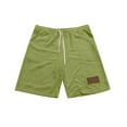 thumbnail image 6 of GrmtClth Cotton Linen Shorts Men Casual Drawstring Elastic Waist Shorts Loose 2026 Summer Vacation Beach Shorts Lightweight Breathable Outdoor Golf Shorts with Pockets Green S, 6 of 7