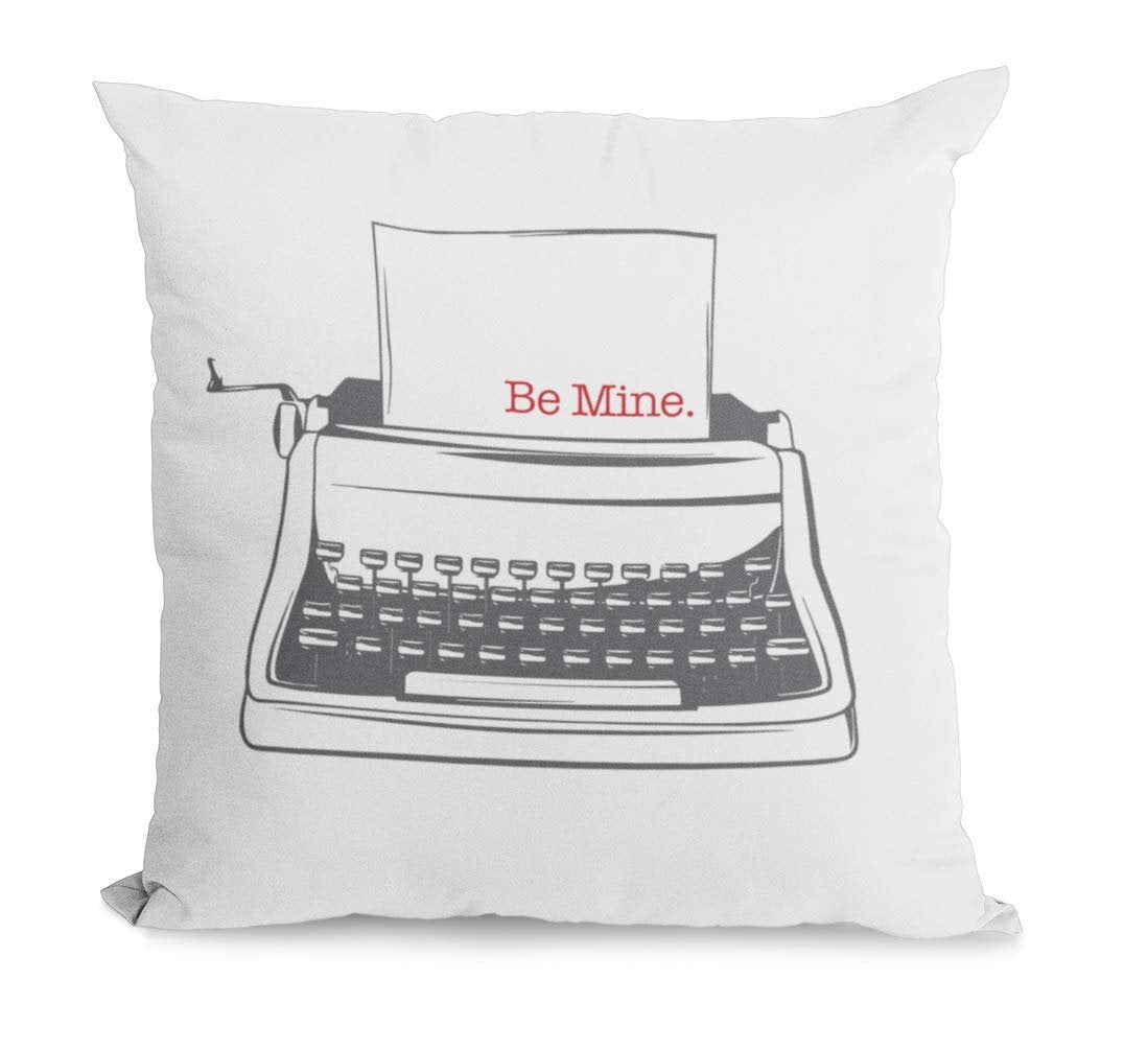 Bonnie Jeans Homestead Prints Be Mine Valentine S Day Pillow Cover Oatmeal 18x18 Cotton Linen Couch Throw Home Decorations Walmart Com Walmart Com