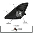 thumbnail image 3 of Spec-D Tuning Chrome Housing Clear Lens Fog Lights + H11 Bulbs + Switch + Wiring Included Compatible with 2012-2014 Toyota Camry L+R Pair Assembly, 3 of 7