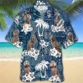 thumbnail image 5 of Camisa social para uso diario, camisas para hombre, blusa Weimaraner de manga corta con estampado de animales en 3D, camisetas casuales, ropa masculina de gran tamaño, 5 of 5