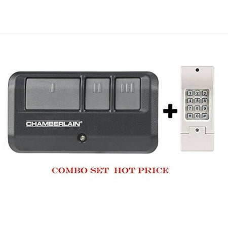 Universal Garage Door Opener Remote Control Replacement Kit Black