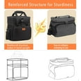 thumbnail image 4 of Lunch Box Termo Expandible 16 L Compartimentos Doble Capacidad Aislado Impermeable para Trabajo Playa Picnic, 4 of 6